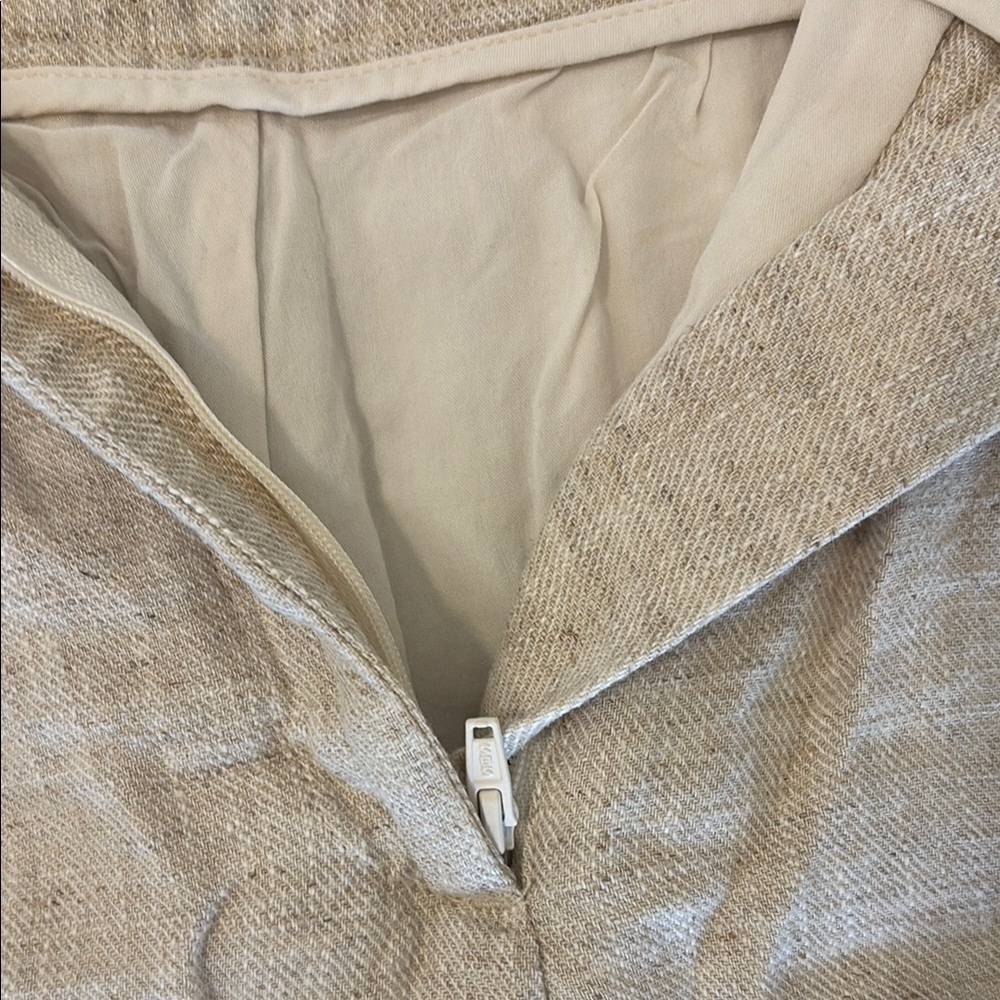 Dynamite Tan linen with Relaxed Straight-Leg Fit - Picture 5 of 13